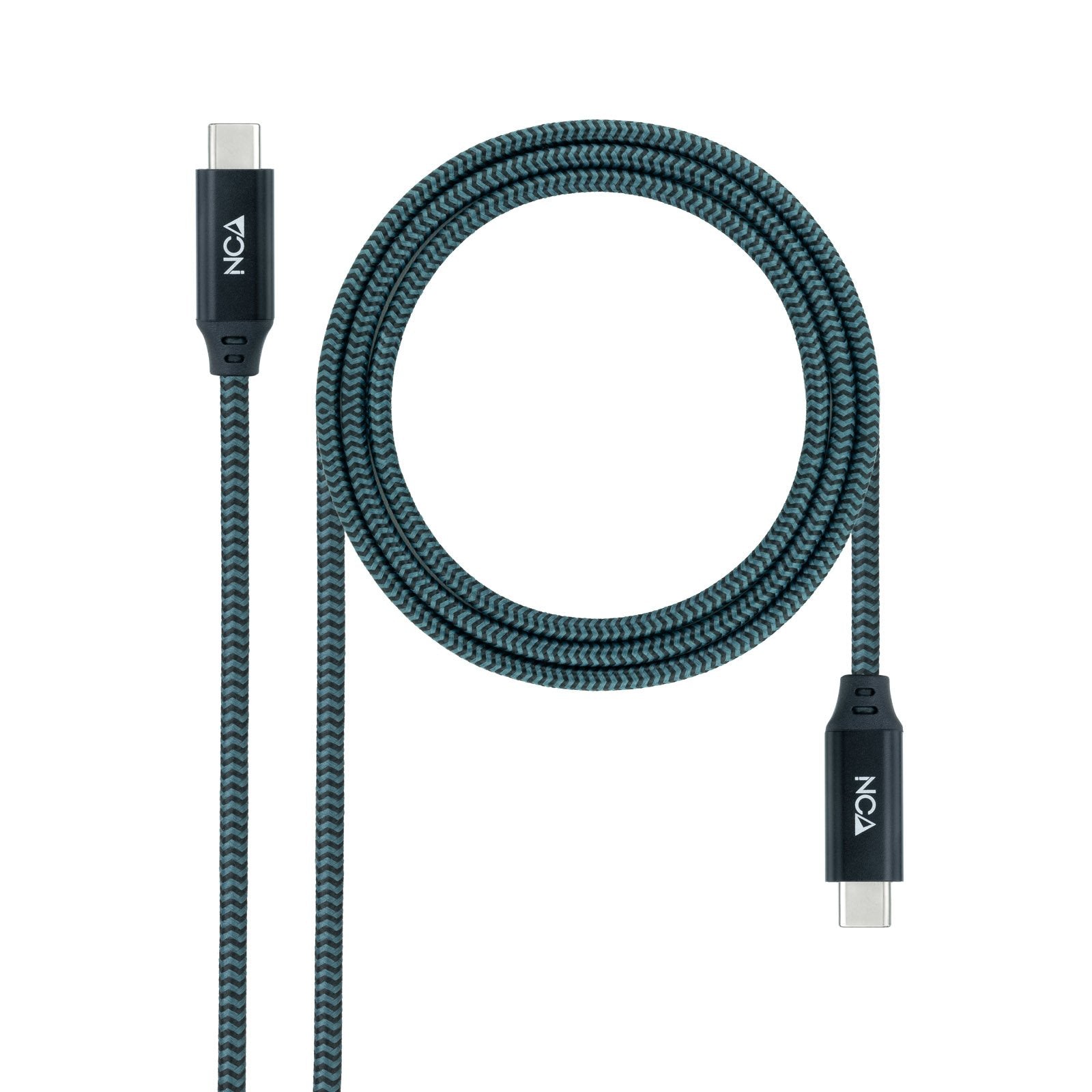 EAN 8433281012806 - Nanocable 10.01.4301-COMB cable USB USB4 Gen 2x2 USB C Verde azulado, Negro, Gris imagen 1