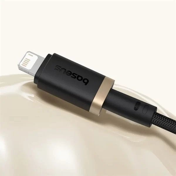 EAN 6932172669850 - Baseus P10377801U01-00 cable de conector Lightning 1 m Negro, Oro imagen 7