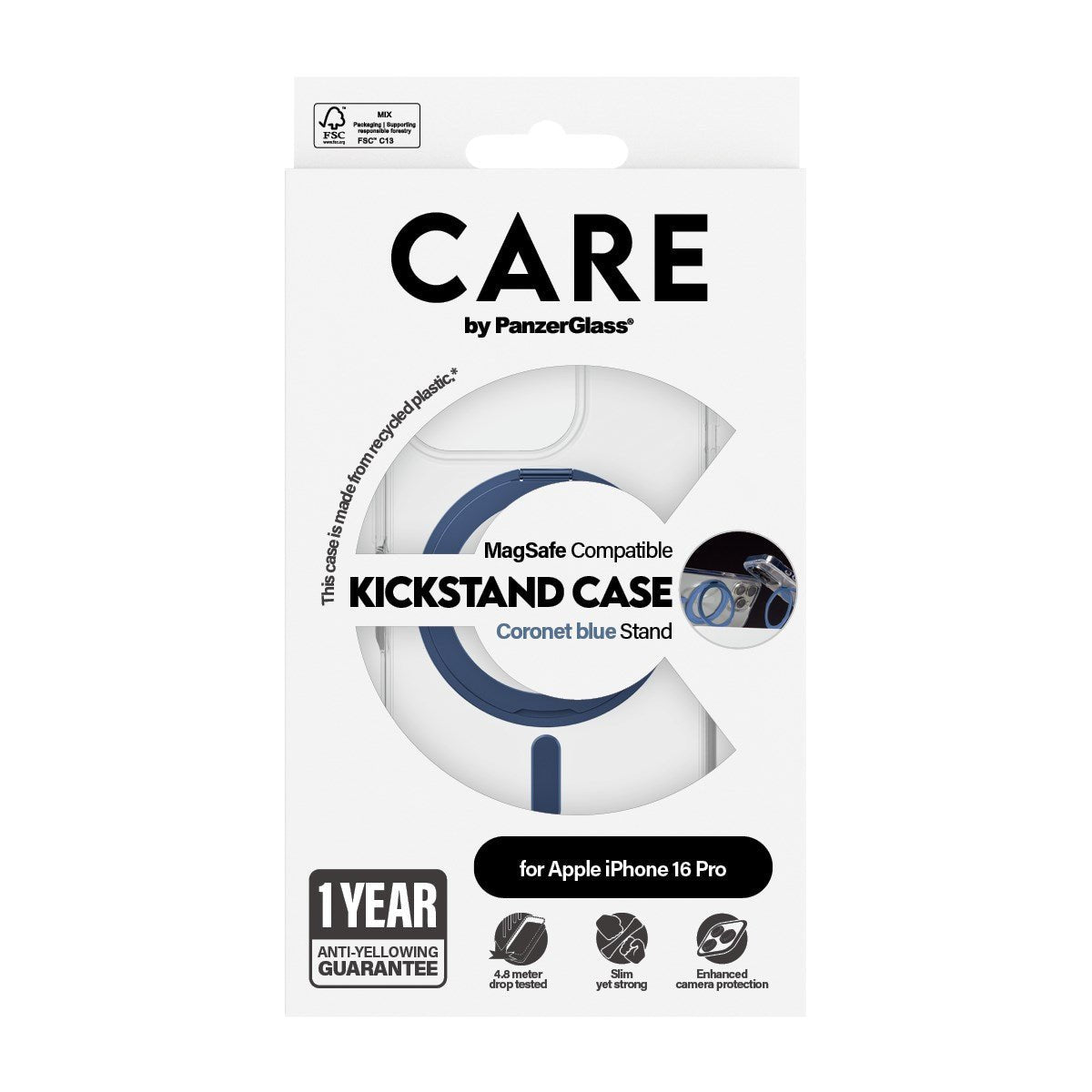 Care Case Feature Clear Kickstand&Magsafe Iphone 16 Pro