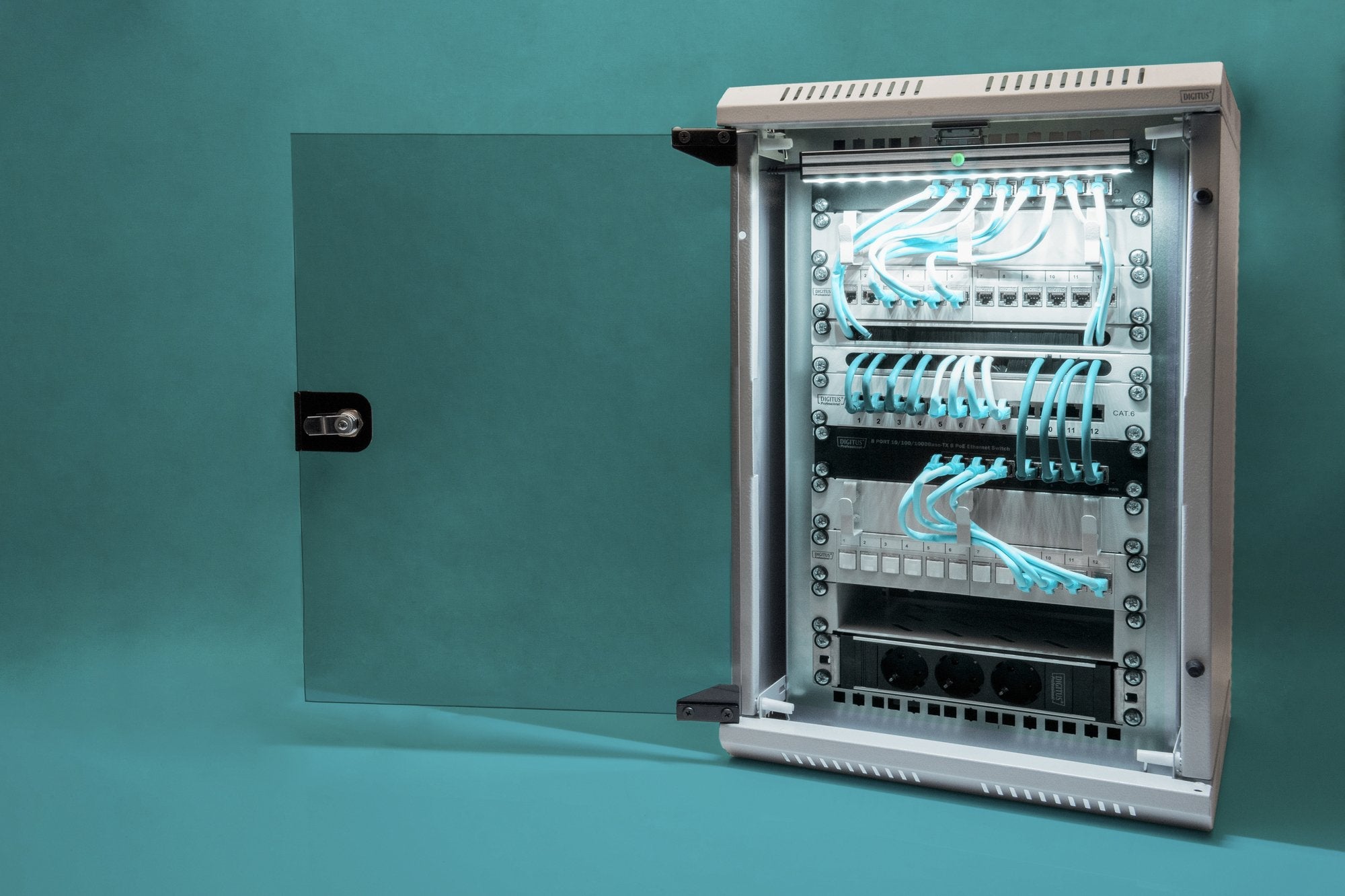 EAN 4016032462811 - Digitus DN-1019 armario rack 10U Bastidor de pared Gris imagen 10