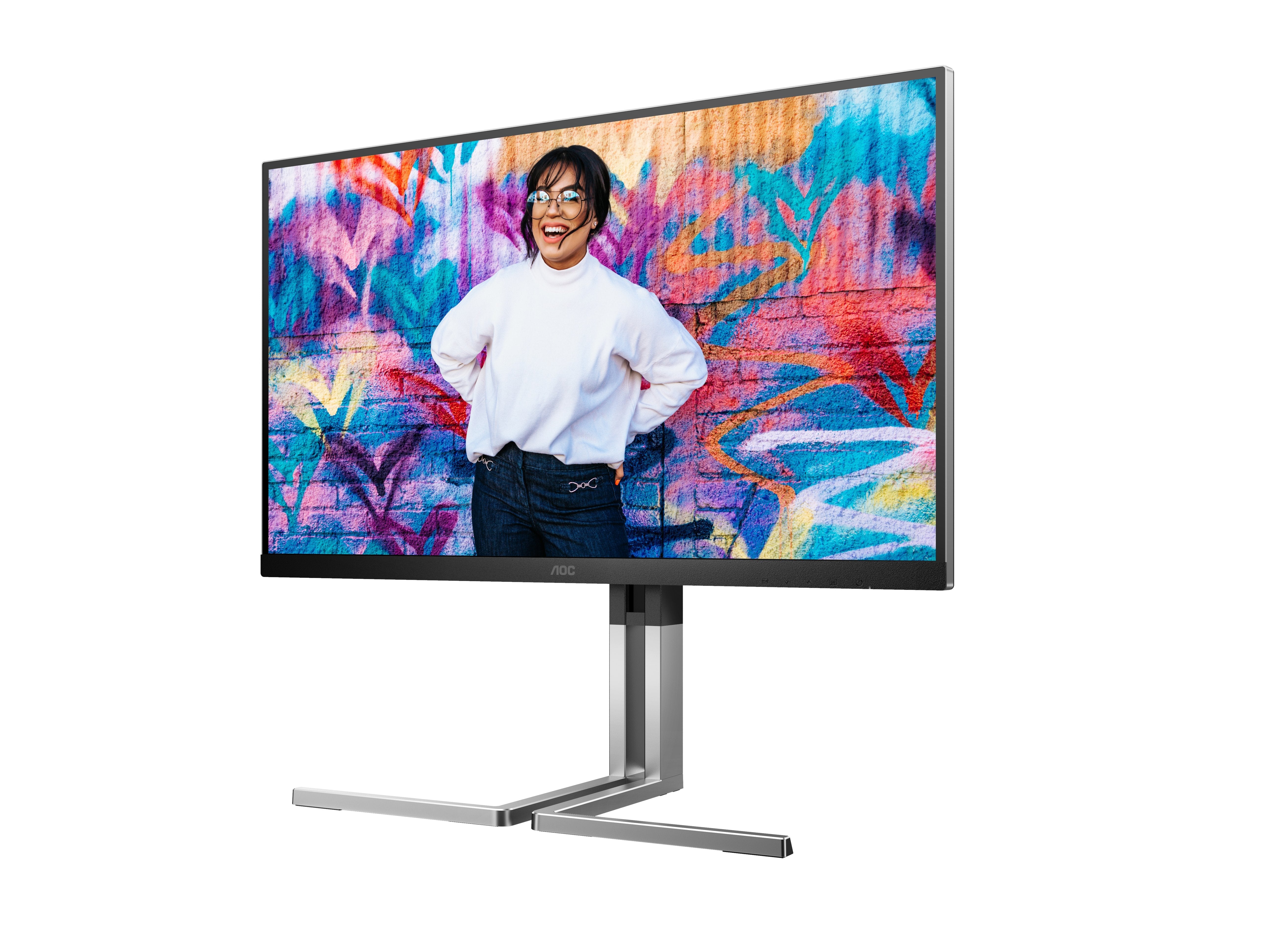 Monitor Aoc Q27u3cv 27" Qled Negro
