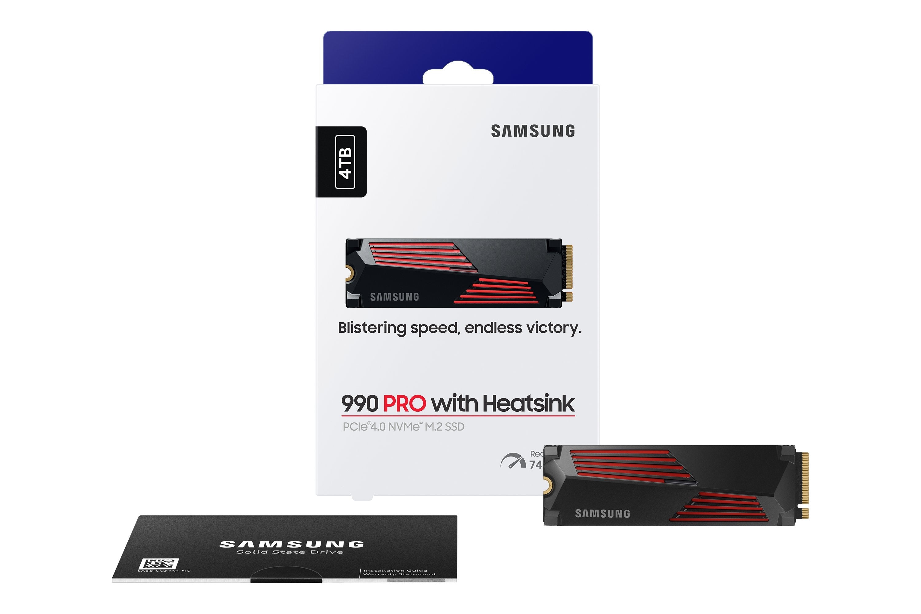 Samsung 990 Pro M.2 4 Tb Pci Express 4.0 V-Nand Tlc Nvme Mz-V9p4t0gw