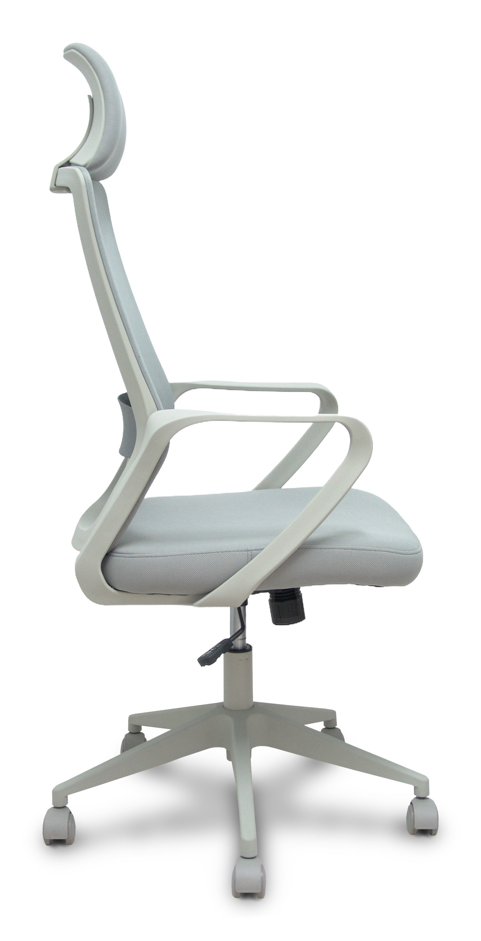 Piqueras Y Crespo Forol Silla Pro534 Gris Respaldo Malla Gris Asiento Tela Gris Base Piramidal Gris Ruedas Nailon