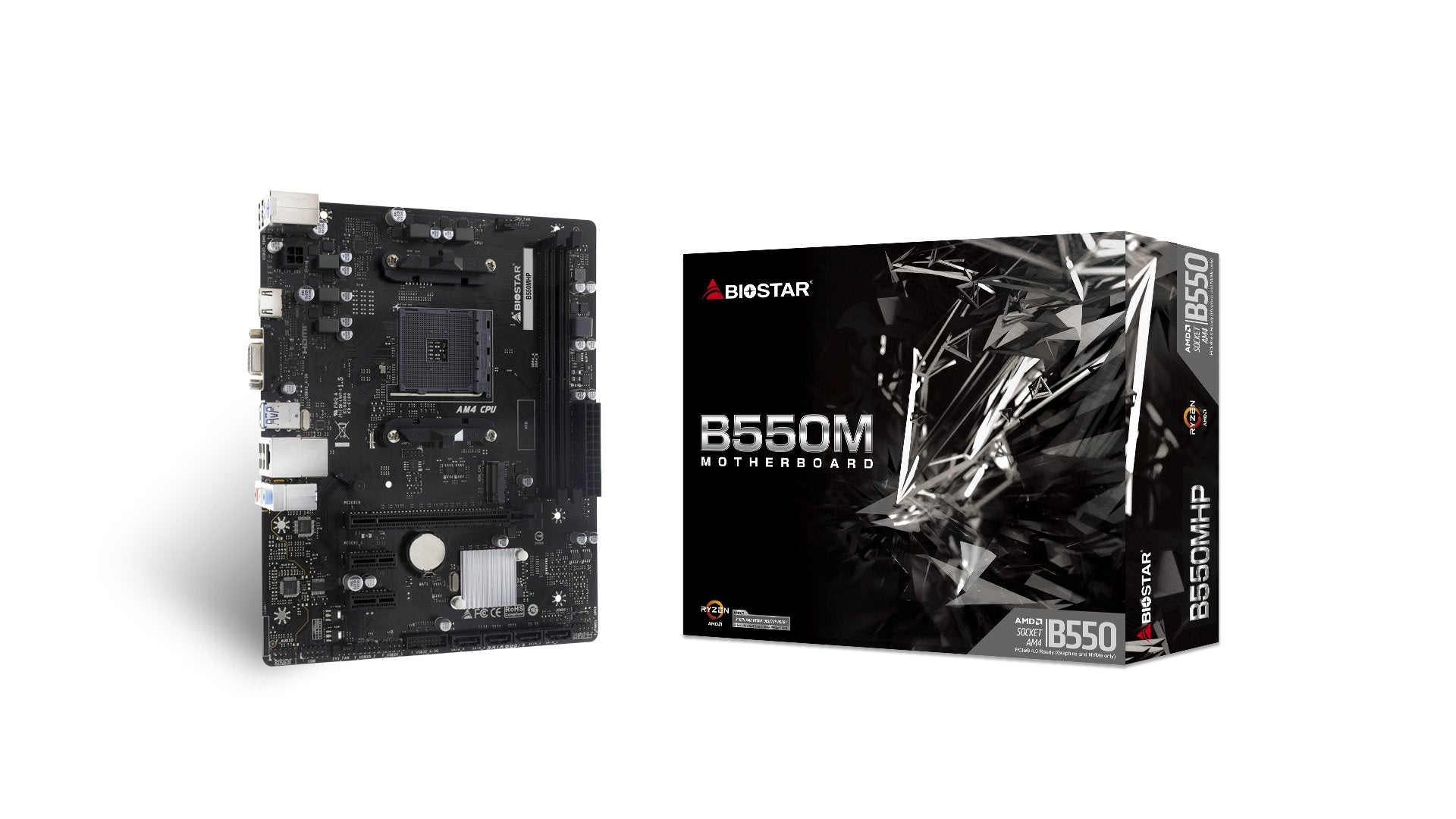 EAN 4712960688186 - Biostar B550MHP placa base AMD B550 Zócalo AM4 micro ATX imagen 4