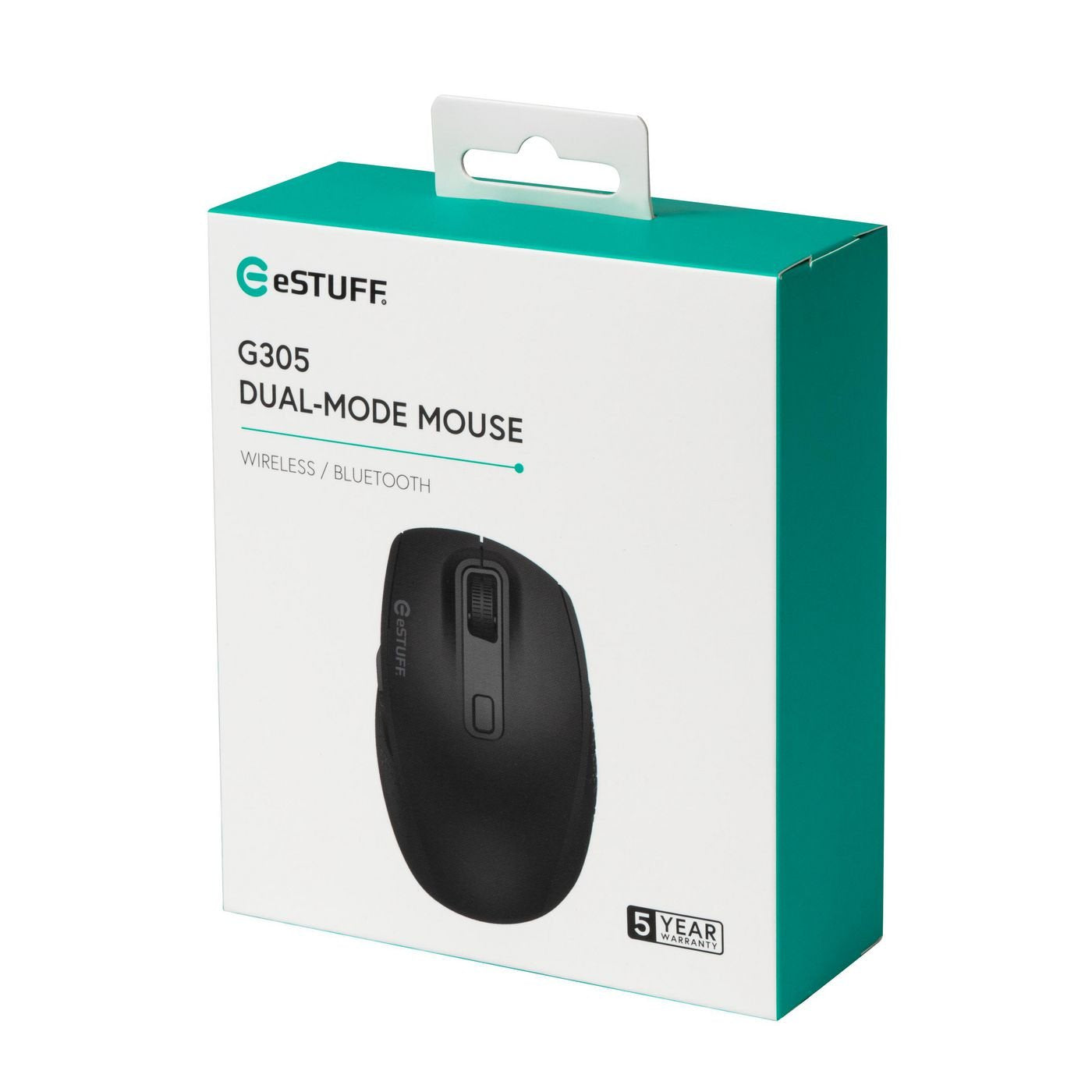 EAN 5704174593669 - eSTUFF GLB214002 ratón Oficina mano derecha RF Wireless + Bluetooth IR LED 1800 DPI imagen 4