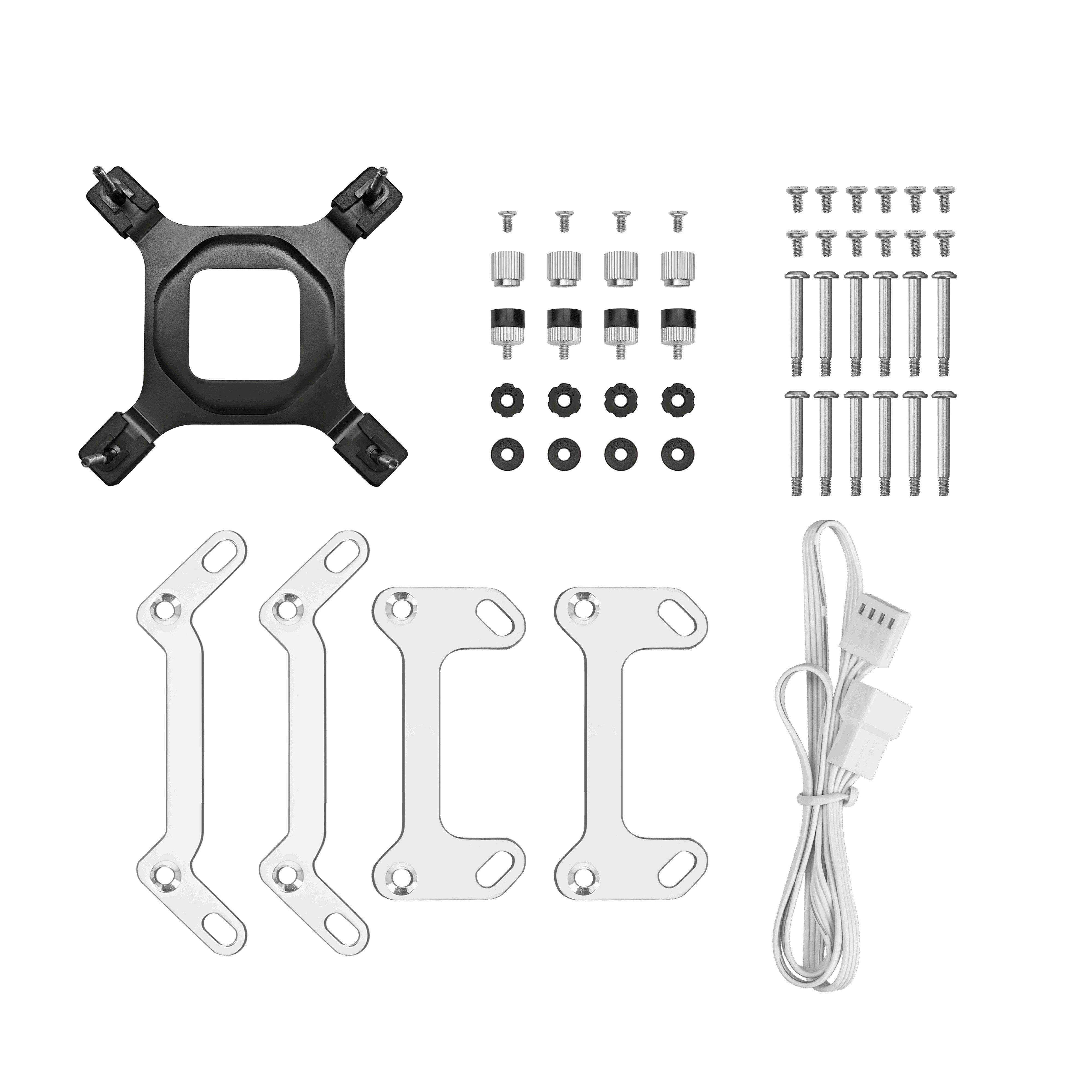 EAN 6933412729051 - DeepCool Mystique 360 WH Procesador Sistema de refrigeración líquida todo en uno 12 cm Blanco 1 pieza(s) imagen 5