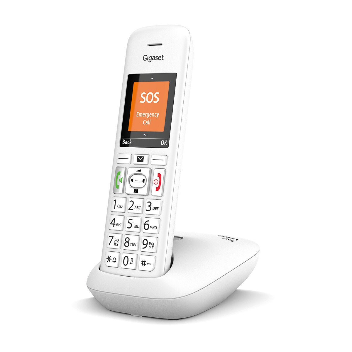 EAN 4250366861845 - Gigaset E390 Teléfono DECT/analógico Identificador de llamadas Blanco imagen 3