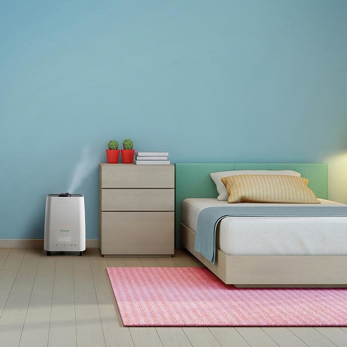 Humidificador Meaco Deluxe 202 Ultrasónico De Alta Gama Con Purificador De Aire Integrado, Humidificador Silencioso Para Dormitorio, Oficina Y Hogar, Control De Humedad Y Bajo Consumo
