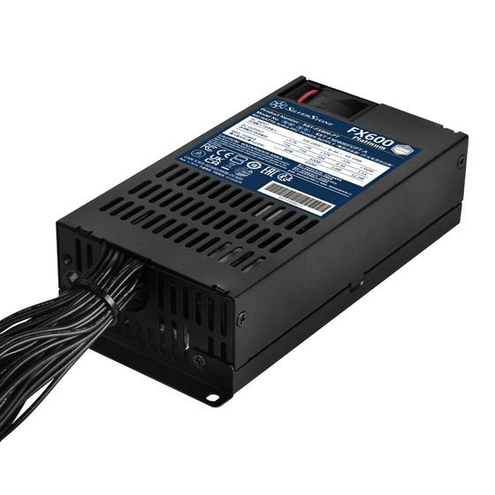 Fuente De Alimentación Para Silverstone Sst-Fx600-Pt Negra, 2x Pcie, 600 Vatios Sst-Fx600-Pt