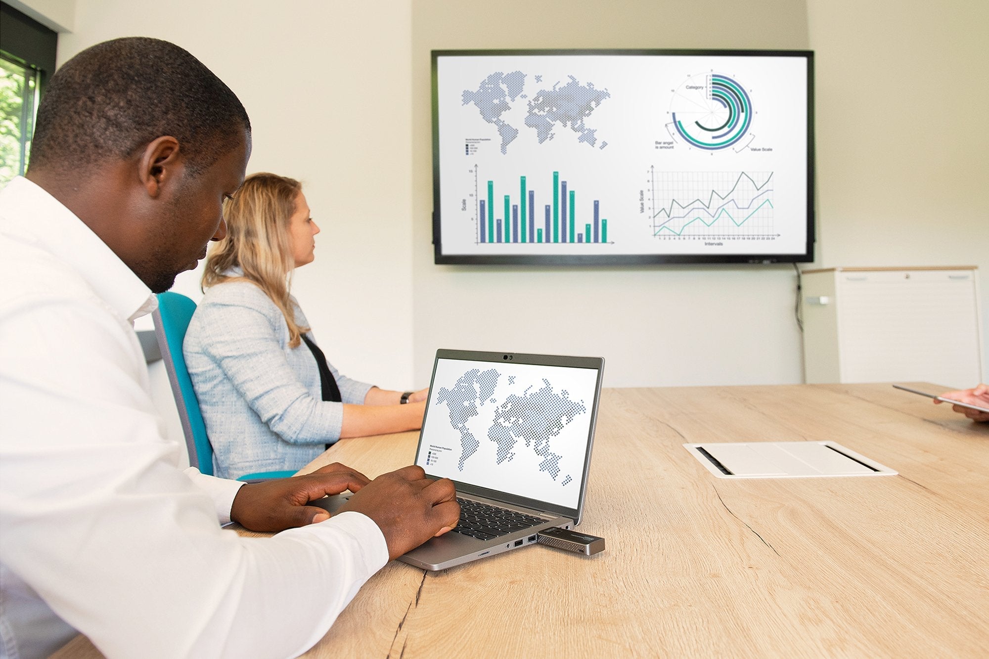 Sistema De Presentación Inalámbrico Digitus, Conjunto