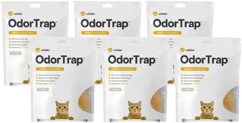 Whisker Odortrap, 6 Pack