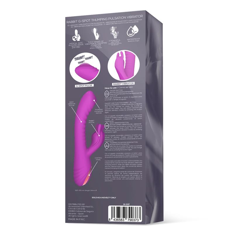 Beat3 Vibrador Con Punto G Con Pulsación 3 Motores