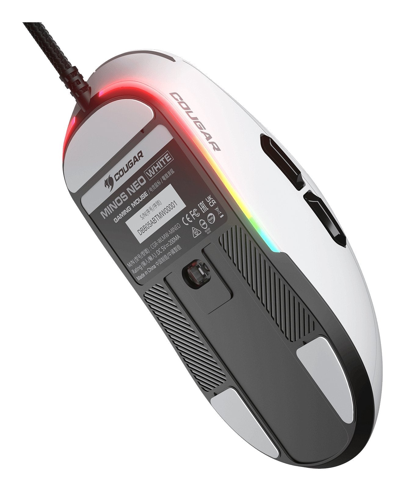 Ratón Cougar Gaming Minos Neo Ambidextro Usb Tipo A Óptico 6200 Dpi