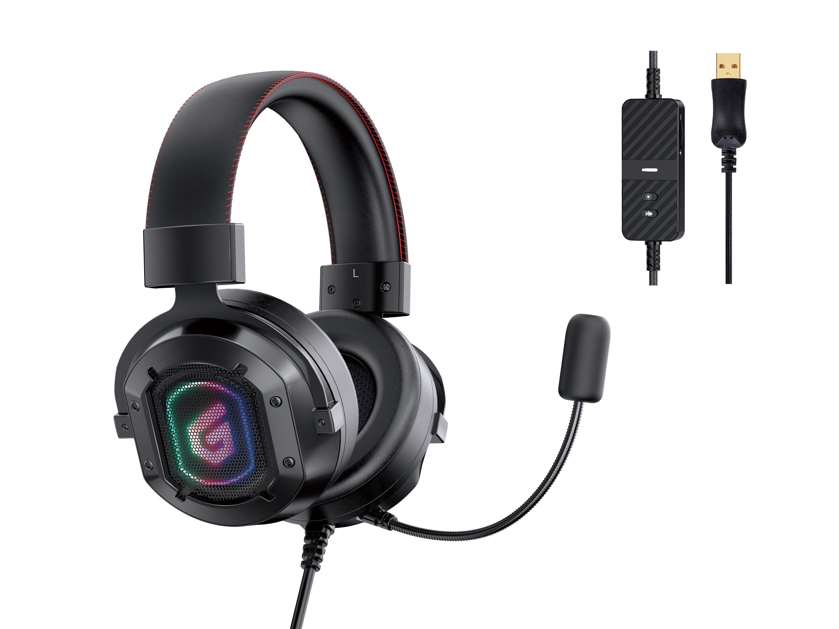 EAN 4015867226407 - Conceptronic ATHAN02B auricular y casco Auriculares Alámbrico Diadema Juego USB tipo A Negro imagen 2
