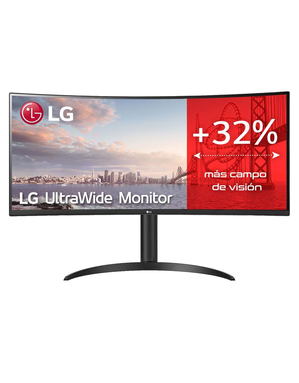 Monitor Profesional Ultrapanorámico Curvo Lg Ultrawide 34wp75cp-B 34' Wqhd Multimedia Negro