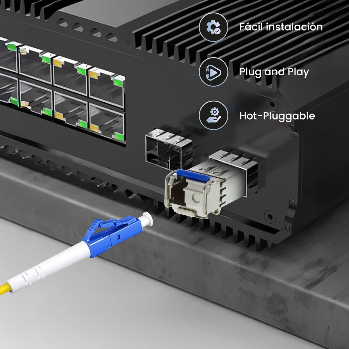 Extralink Sfp 1.25g Sfp Wdm Módulo 1,25gbps, 1310/1550nm, Single Mode, 3km, Lc, Dom, Pair