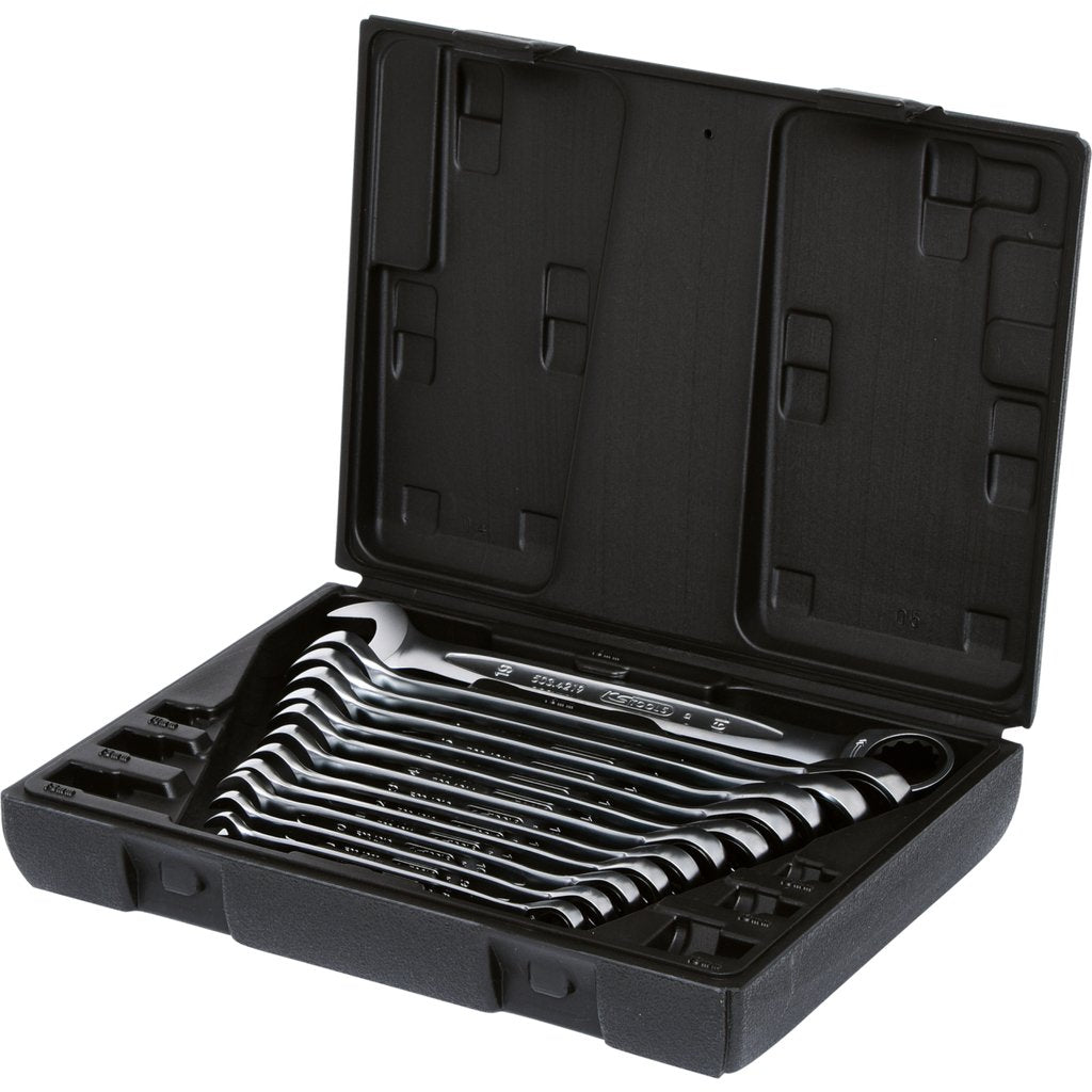 Ks Tools Gearplus 12-Pi. Ratchet Ring Spanner-Set 503.4265