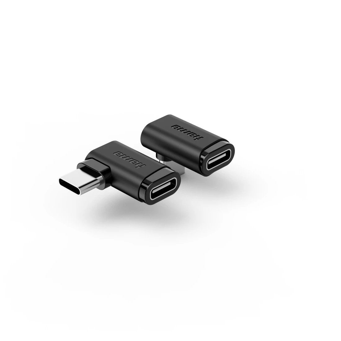Hama Essential Adaptador Usb-C Acodado 90º - Potencia Hasta 240w - Velocidad Hasta 10gbit/S - Power Delivery - Color