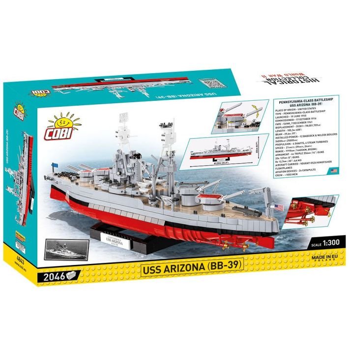 EAN 5902251048433 - COBI USS Arizona (BB-39) imagen 7