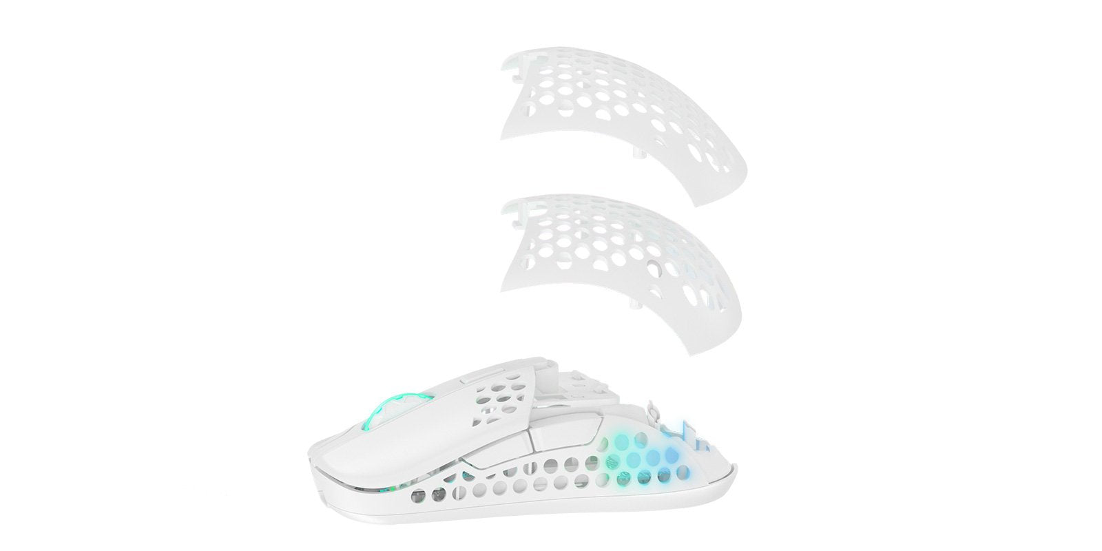 Xtrfy M42w-Rgb Ratón Ambidextro Rf Wireless + Usb Type-C Óptico