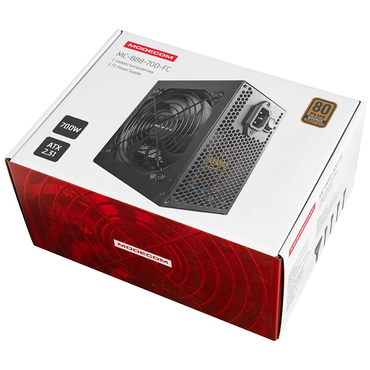 Modecom Fuente De Alimentación Para Pc Mc-B88-700-Fc 80+ Bronce 230v Eu 700w