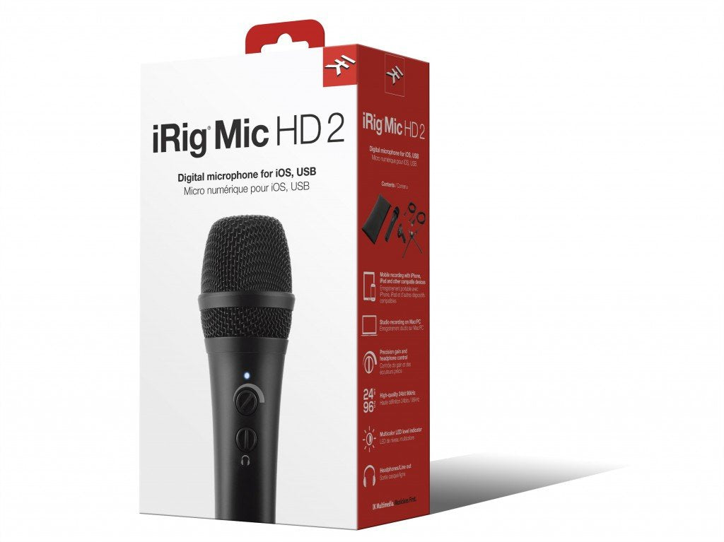 Ik Multimedia Ip-Irig-Hd2-In Irig Hd 2 - Schnittstelle Para Gitarre