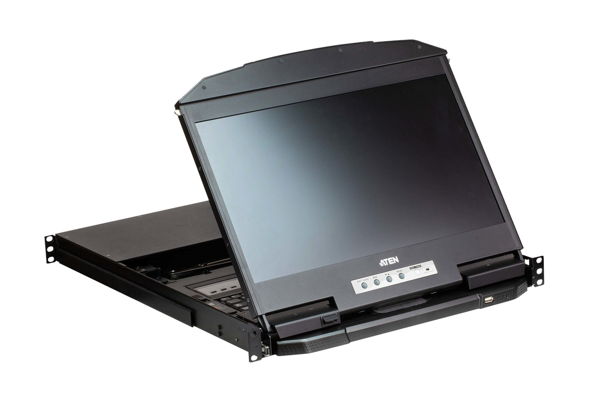 4-Port Usb Hdmi Multi-View Dual Rail Widescreen Lcd Kvm Cl3884nw-Ata-Fg
