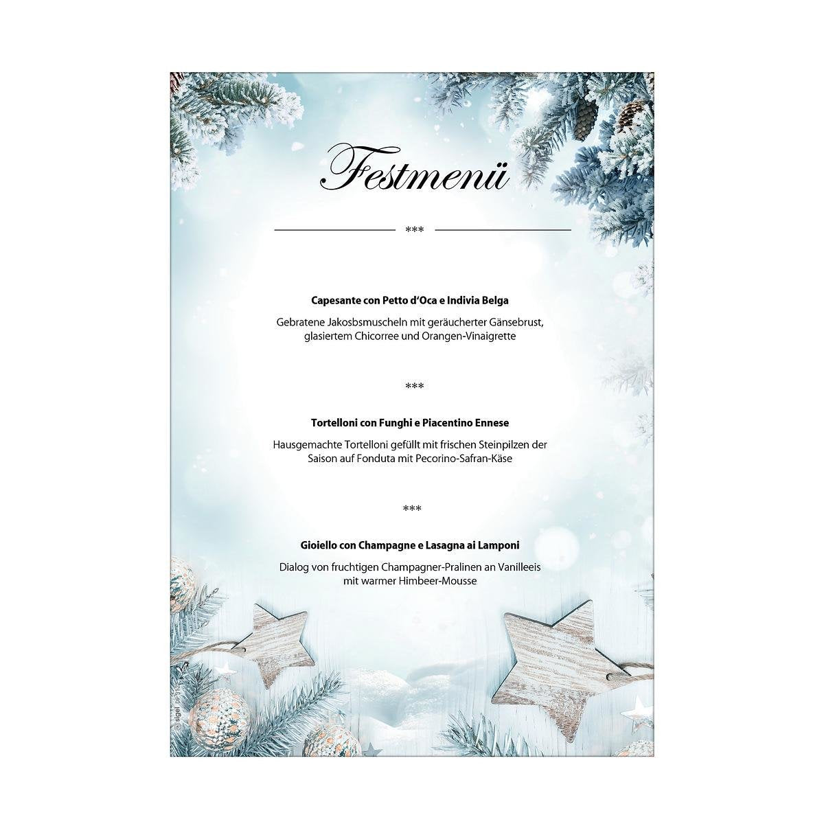 Papel Decorativo Navideño Estrella De Nieve 90 G/M², 25 Hojas, A4