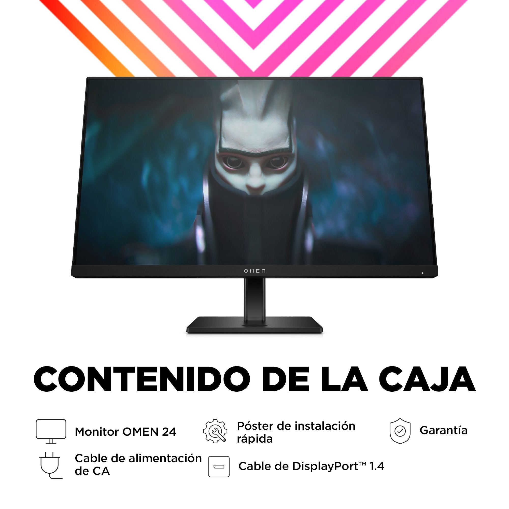 EAN 0197029614469 - OMEN by HP 23.8 inch FHD 165Hz Gaming Monitor - OMEN 24 pantalla para PC 60,5 cm (23.8") 1920 x 1080 Pixe imagen 9