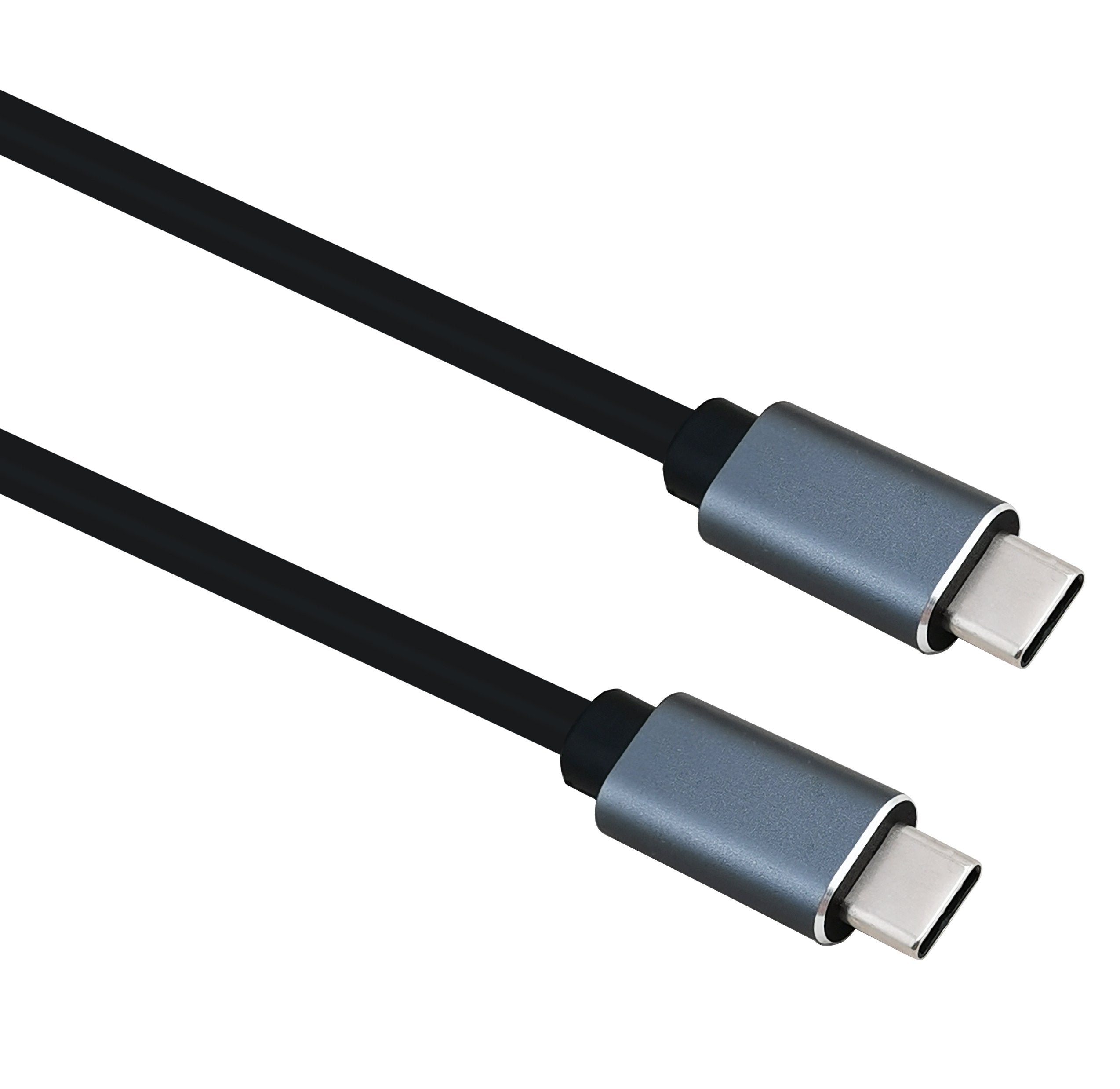 Helos Cable, Usb 3.2 Tipo-C Macho/Macho, Premium, 2,0m, Negro