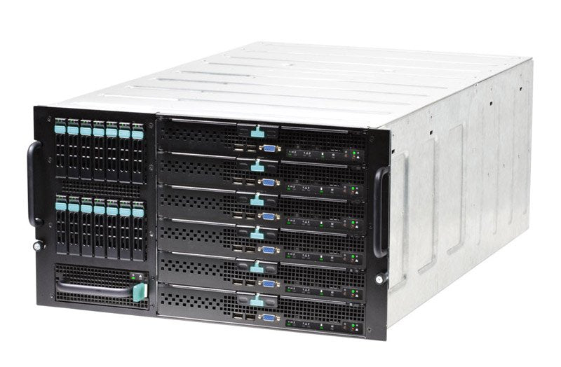 EAN 0735858218641 - Intel MFSYS25V2 carcasa de ordenador Estante Negro, Gris 1000 W imagen 1