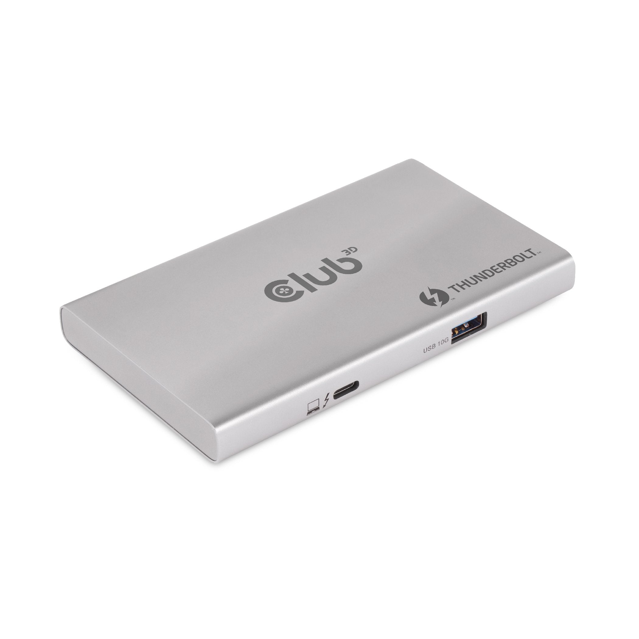 EAN 8719214471958 - CLUB3D CSV-1580 base para portátil y replicador de puertos Acoplamiento Thunderbolt 4 Plata imagen 2