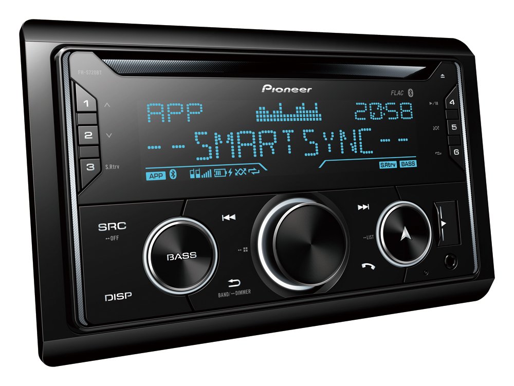 Pioneer Fh-S720bt - Negro - 2 Din - 200 W - 4.0 Canales - 50 - Cd - Cd-R