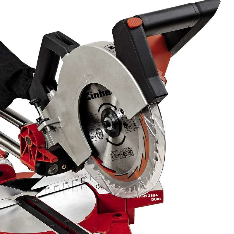 Sierra Tronzadora E Ingletadora Einhell Te-Sm 2534 Dual (Rojo/Negro, 1.800 Vatios) 4300870