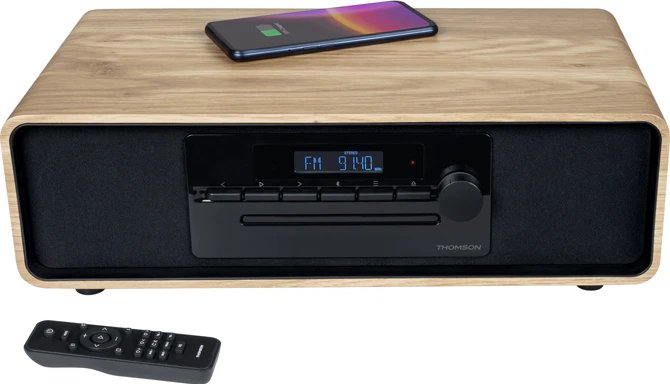 EAN 3499550388657 - Thomson MIC300IBT sistema de audio para el hogar Microcadena de música para uso doméstico 10 W Negro, Mad imagen 1