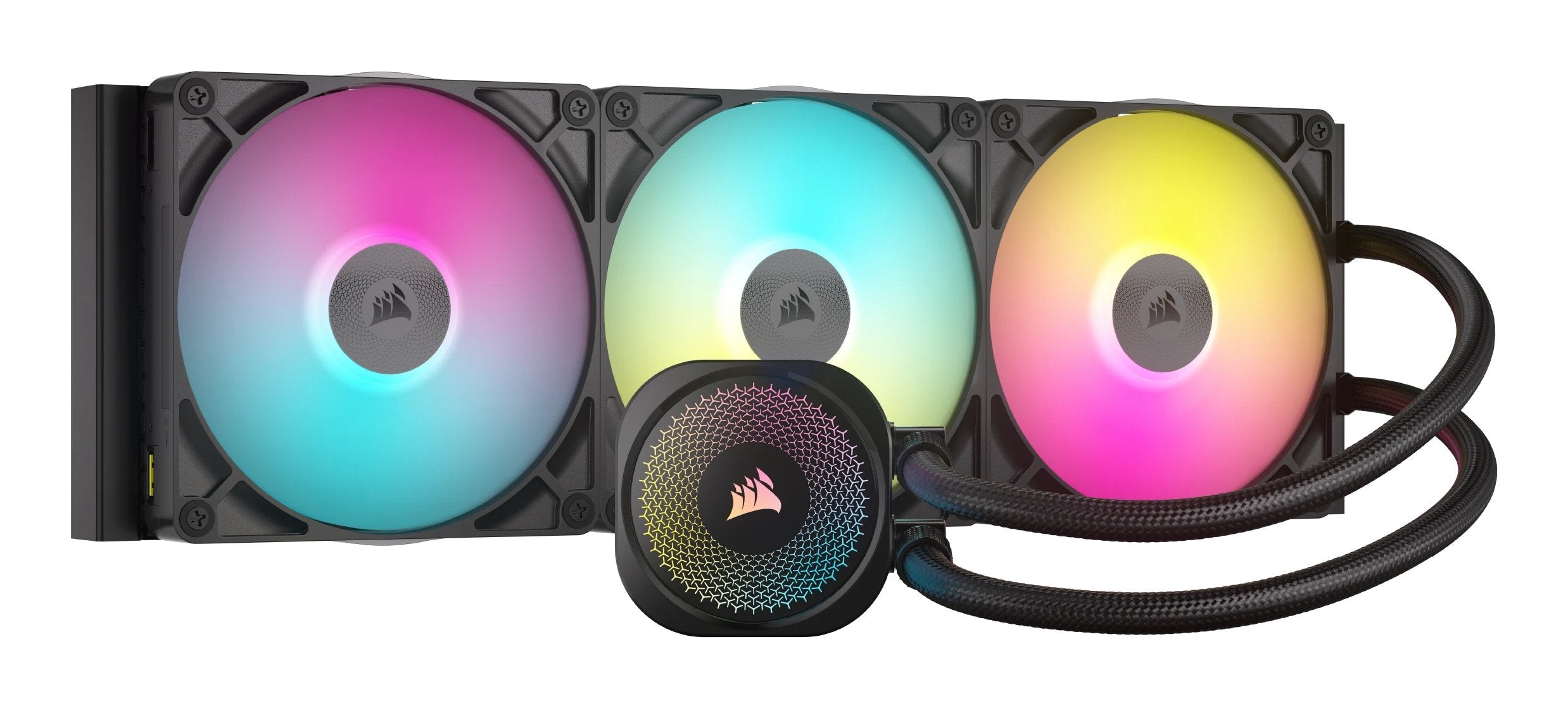 Refrigerador Liquido Cpu Corsair Wak Icue Link Titan 420 Rx Rgb Aio 420mm