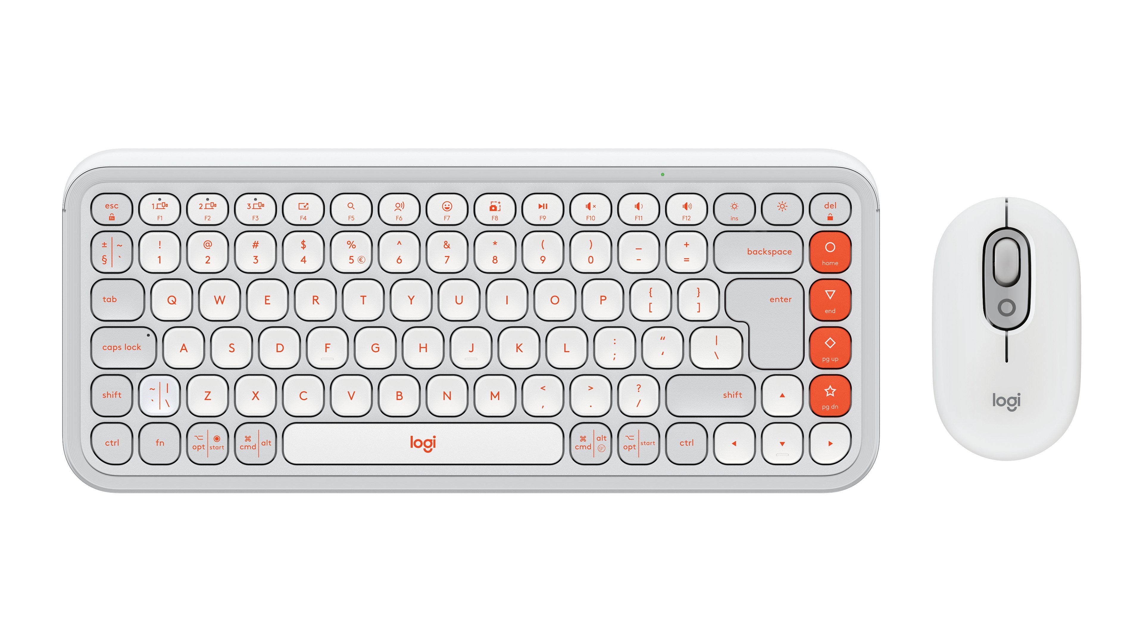EAN 5099206127739 - Logitech 920-013141 teclado Ratón incluido Universal Bluetooth QWERTY Internacional de EE.UU. Blanco imagen 1