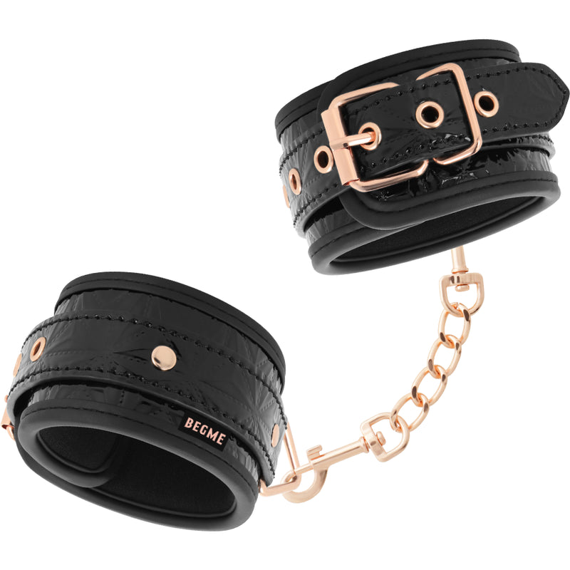 Begme - Black Edition Esposas Para Manos Con Forro De Neopreno