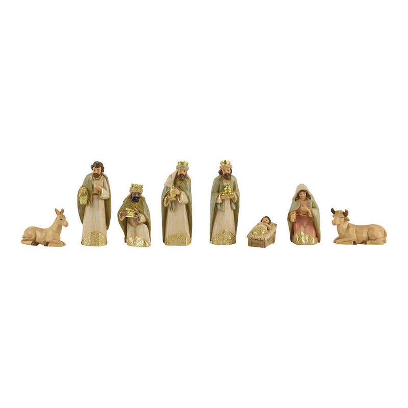 Belen De 8 Figuras De Poliresina