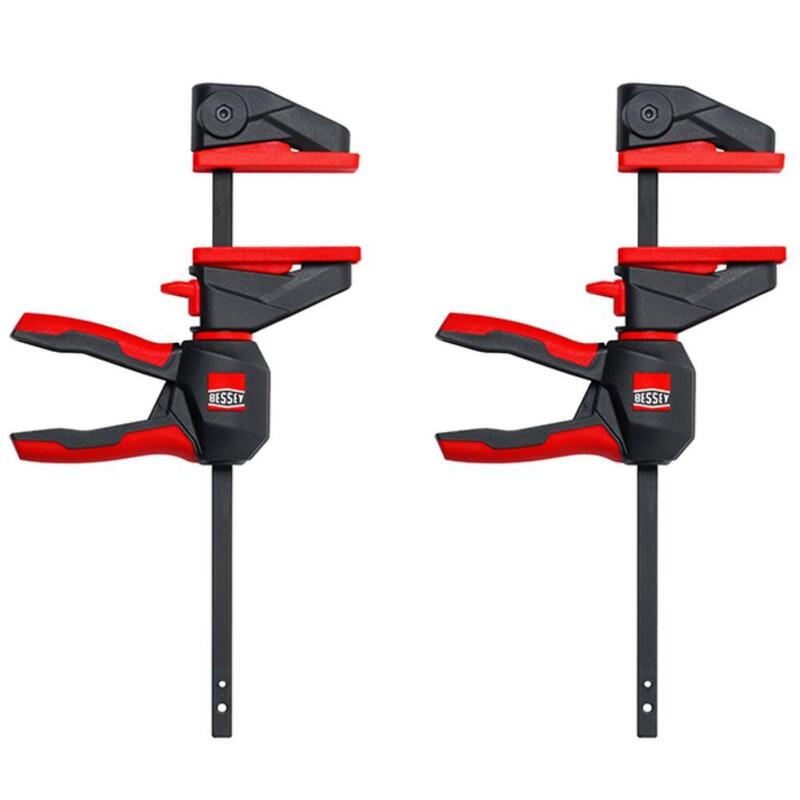 Bessey Pinza Monomando Con Mango Giratorio S, Ez360s-11set Negro/Rojo, 2 Piezas, 110 / 40 Ez360s-11set