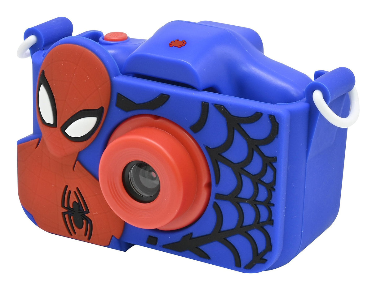 Cámara Lexibook Infantil Con Protección Spiderman 40 Megapixel Video 1080 Pixel Incluye Tarjeta Sd 8gb Juegos Azul