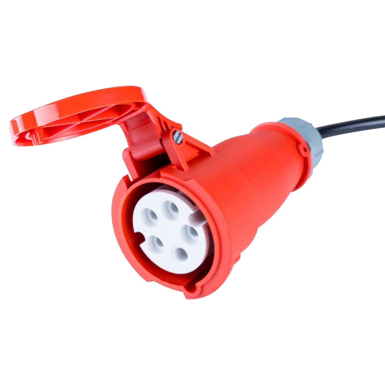 EAN 5901720137173 - Akyga AK-SC-E06 conector CEE 5-pin Negro, Rojo imagen 3