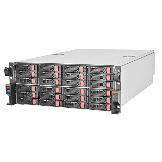 Silverstone Technology Sst-Rm43-324-Rs, Rack (Negro/Rojo, 4 Höheneinheiten) Sst-Rm43-324-Rs