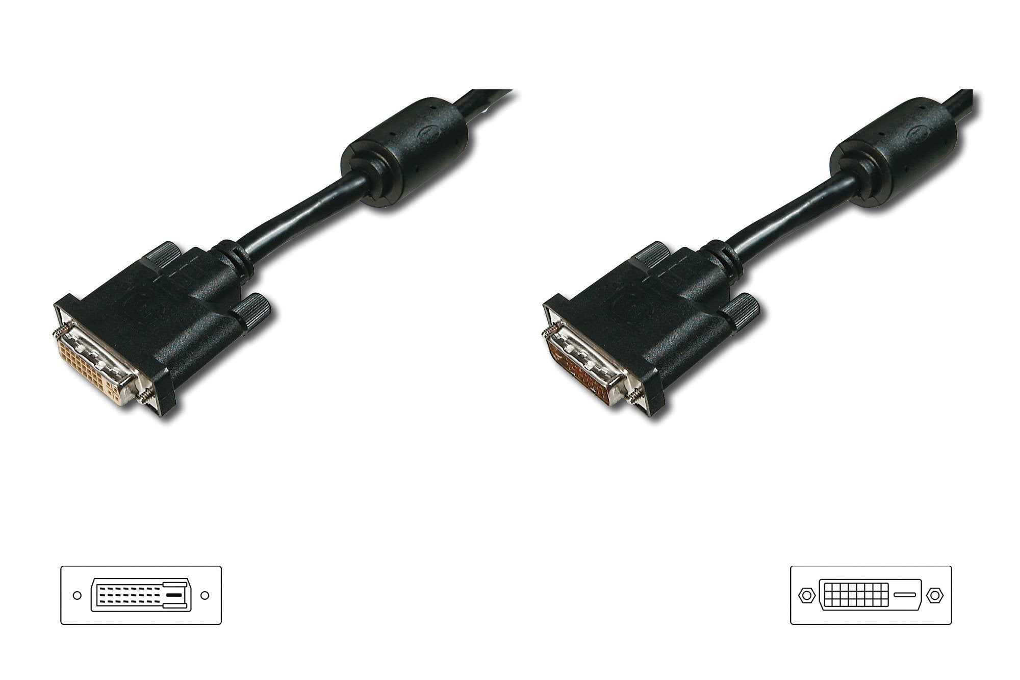 EAN 4016032298496 - Digitus AK-320200-050-S cable DVI 5 m DVI-D Negro imagen 1