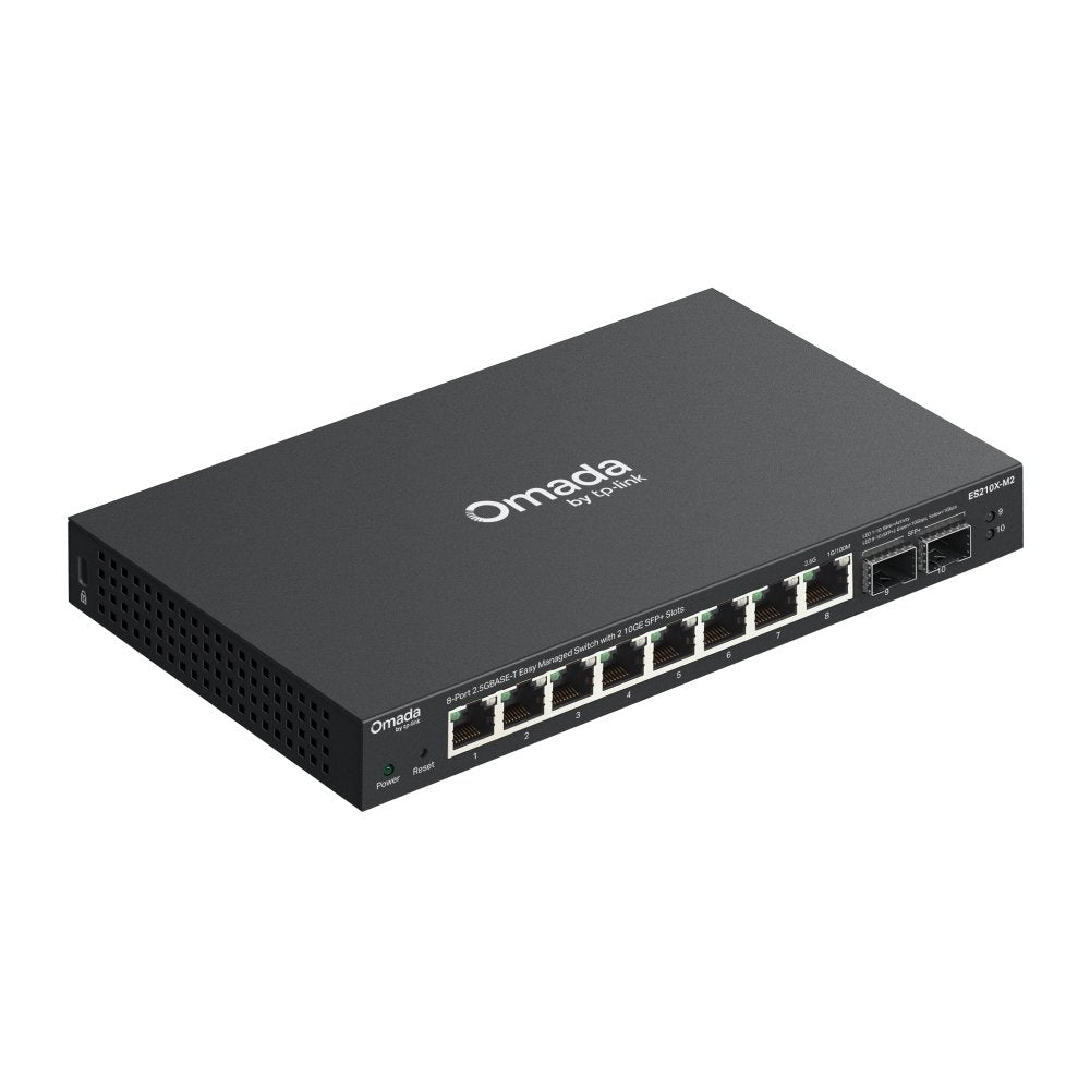 Switch Omada Es210x-M2 8-Port Easy Managed Switch With 2 10ge Sfp+ Slots