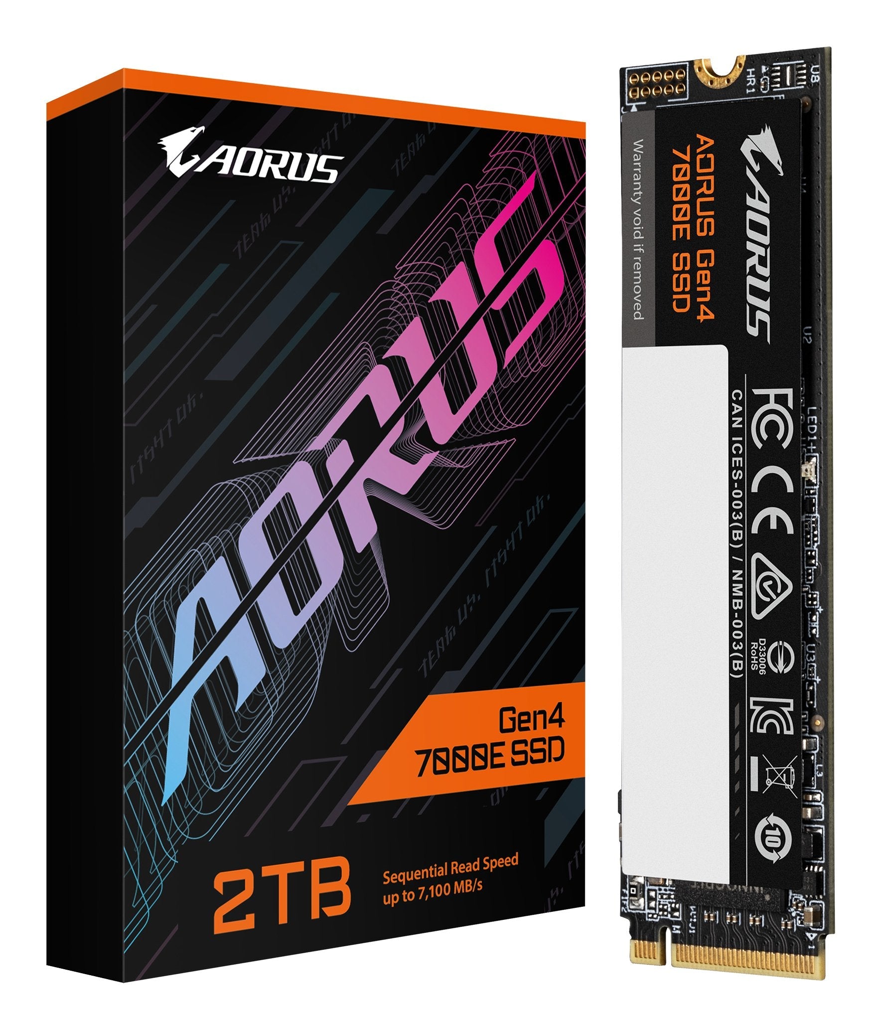 Gigabyte Aorus Gen4 7000e Ssd 2tb Nvme M.2