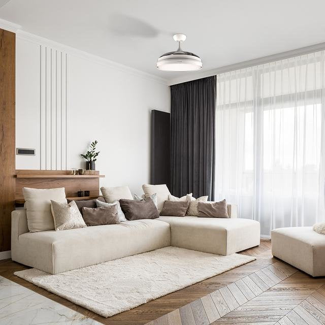 Ventilador Techo Cecotec Energysilence Aero 4280 Invisible Blanco