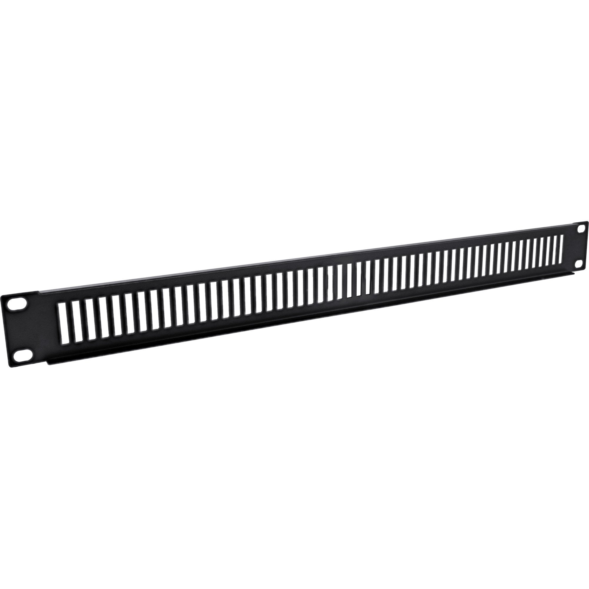 Panel Ciego Inline De 19" Perforado, 2u, Negro Ral 9005