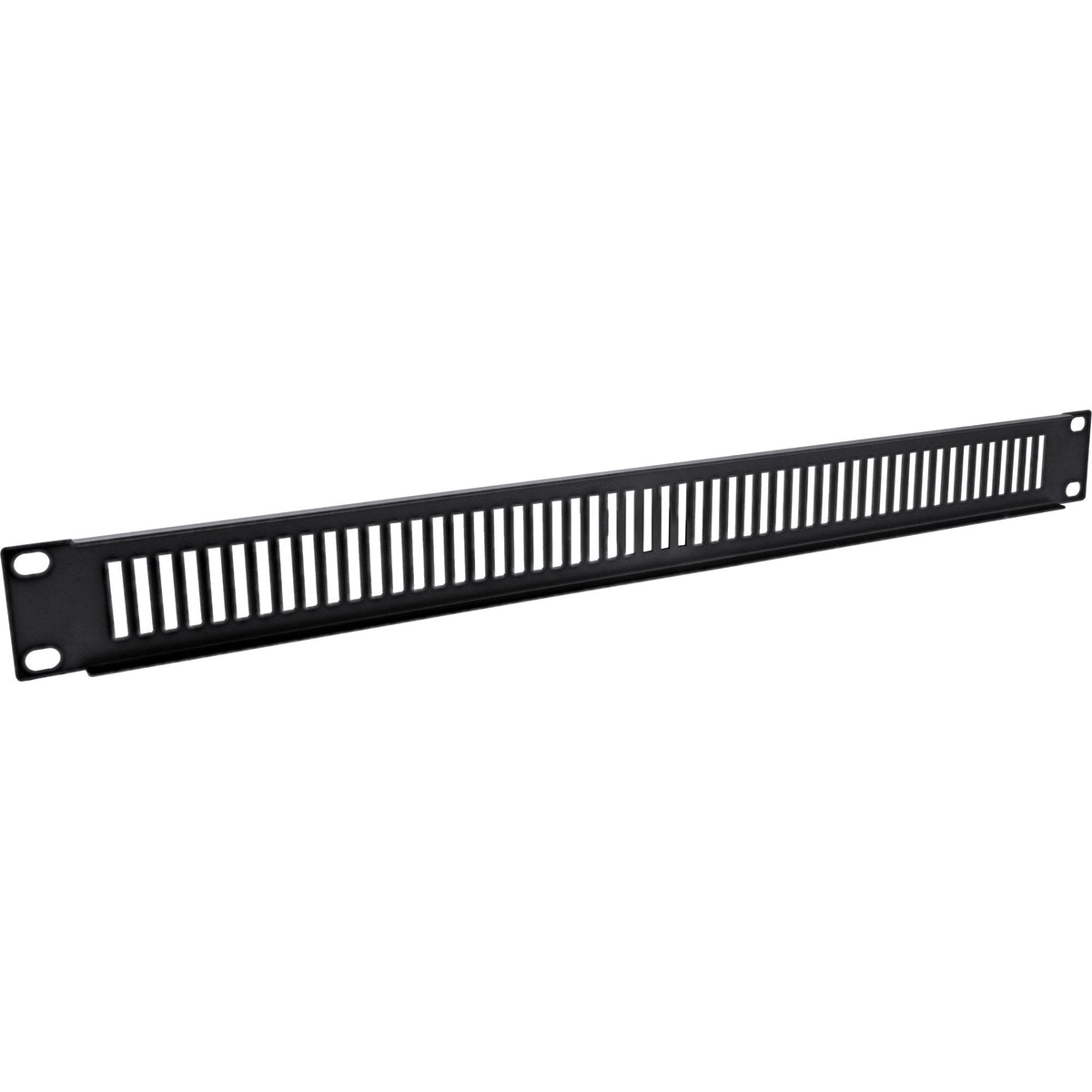 Panel Ciego Inline De 19" Perforado, 1u, Negro Ral 9005