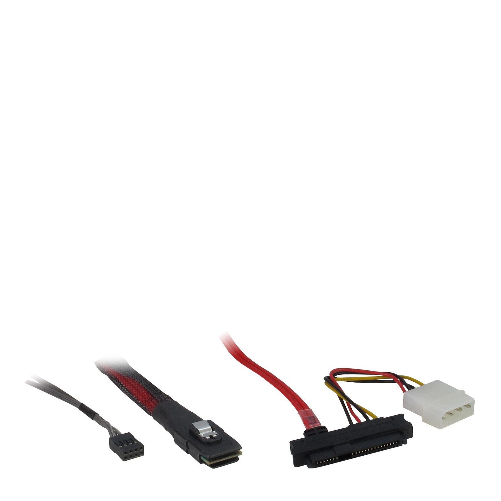 EAN 4260133128286 - Inter-Tech 0.5m SFF 8087/4xSFF 8482+SATA 0,5 m Negro, Rojo imagen 1